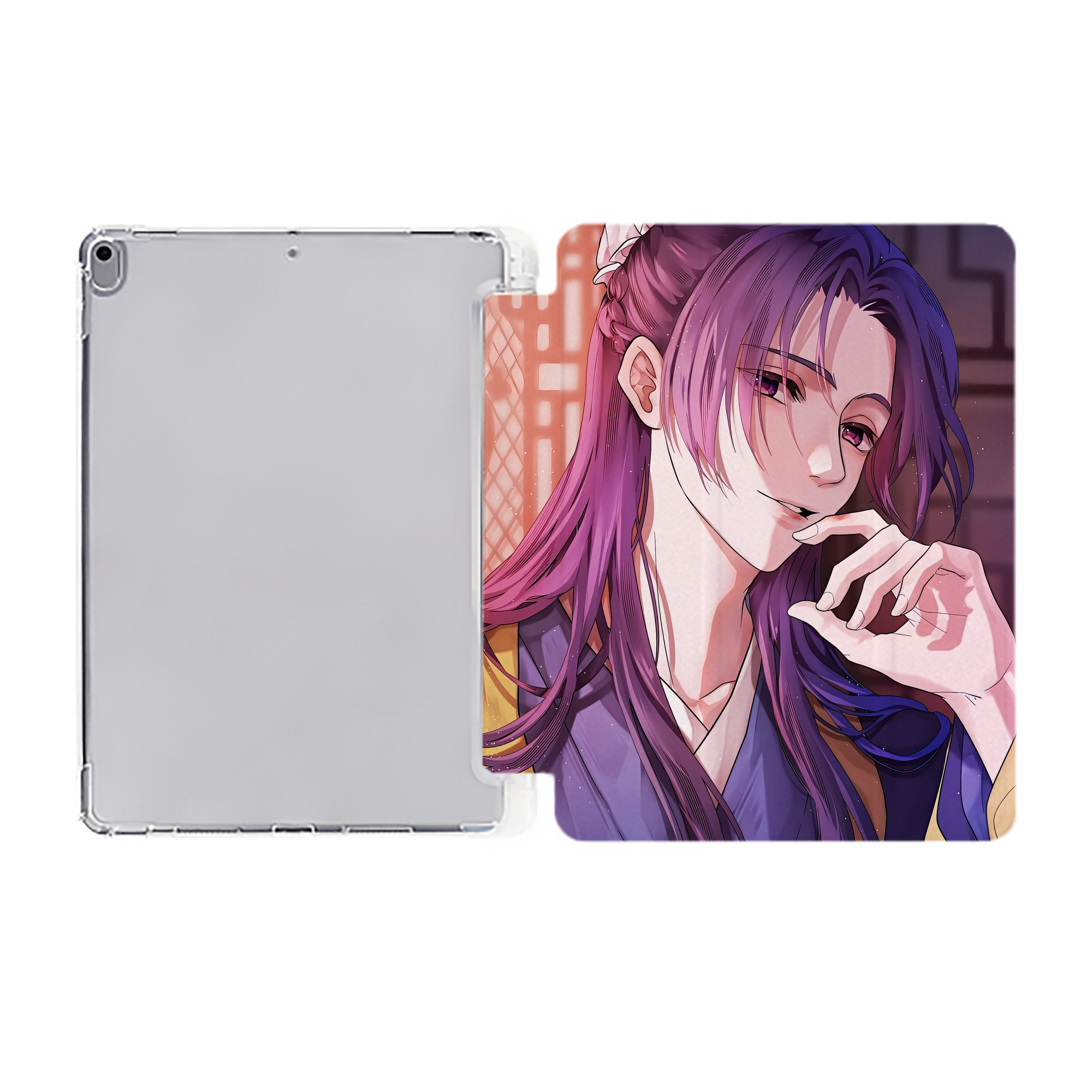 （画像用） 薬屋のひとりごと The Apothecary Diaries IPad ケース ペン収納付き 三つ折りスタンド PUレザー×シリコン 対応機種9.5/10.5/10.9インチ
